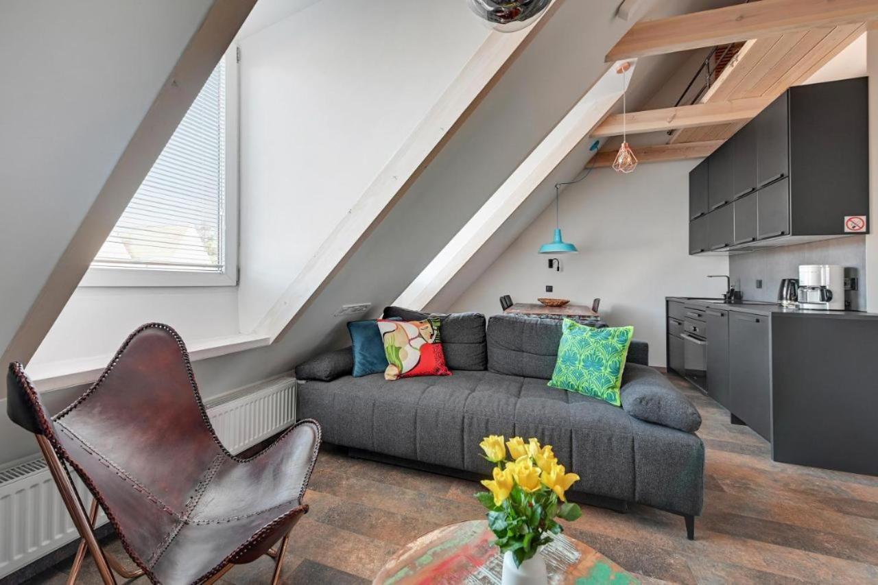 Cozy Loft With Old Town View - Free Parking Apartment Gdansk Ngoại thất bức ảnh